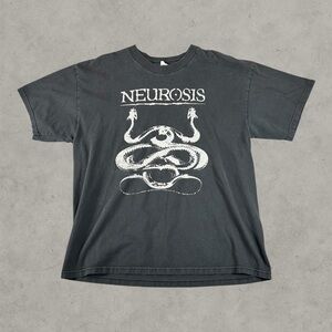 Vintage Neurosis Shirt Mens XL Black Y2K Sludge Doom Metal Through Sliver Blood